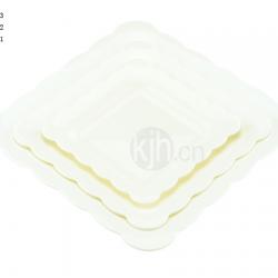 花邊正方餐盤(pán)(4、6PCS