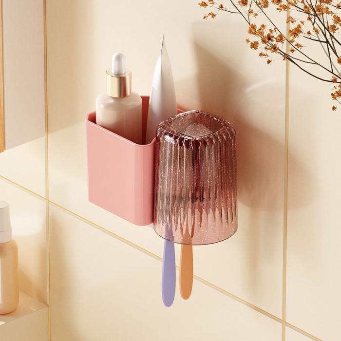 晶透單杯壁掛收納架