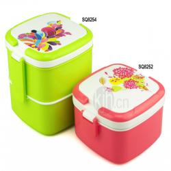 方型手提飯盒、雙層飯