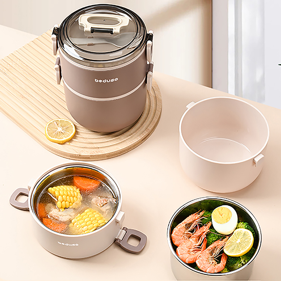 圓形便當盒單層/雙層 