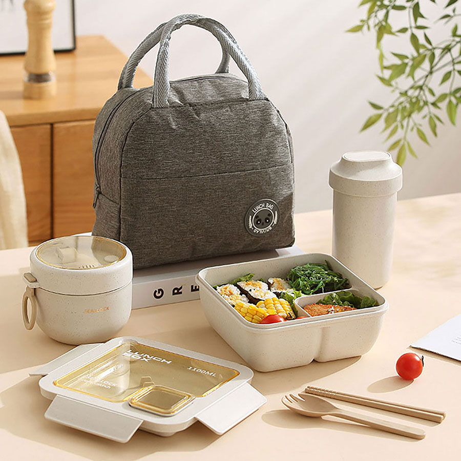 簡(jiǎn)麥便當(dāng)盒飯盒/套裝(