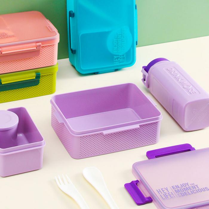 躍動3格飯盒+運動水壺套裝(含內(nèi)盒1500ml+80