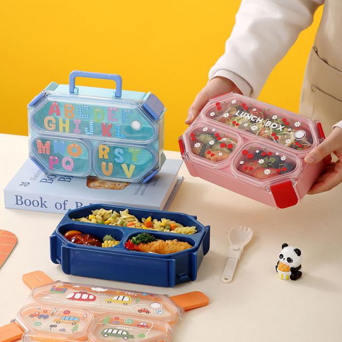 UV手提獨(dú)立密封長(zhǎng)方形塑料兩格980ml/三格90